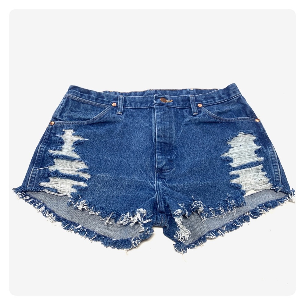 WRANGLER Waist 35-36 Size 18 Cutoffs 331RE